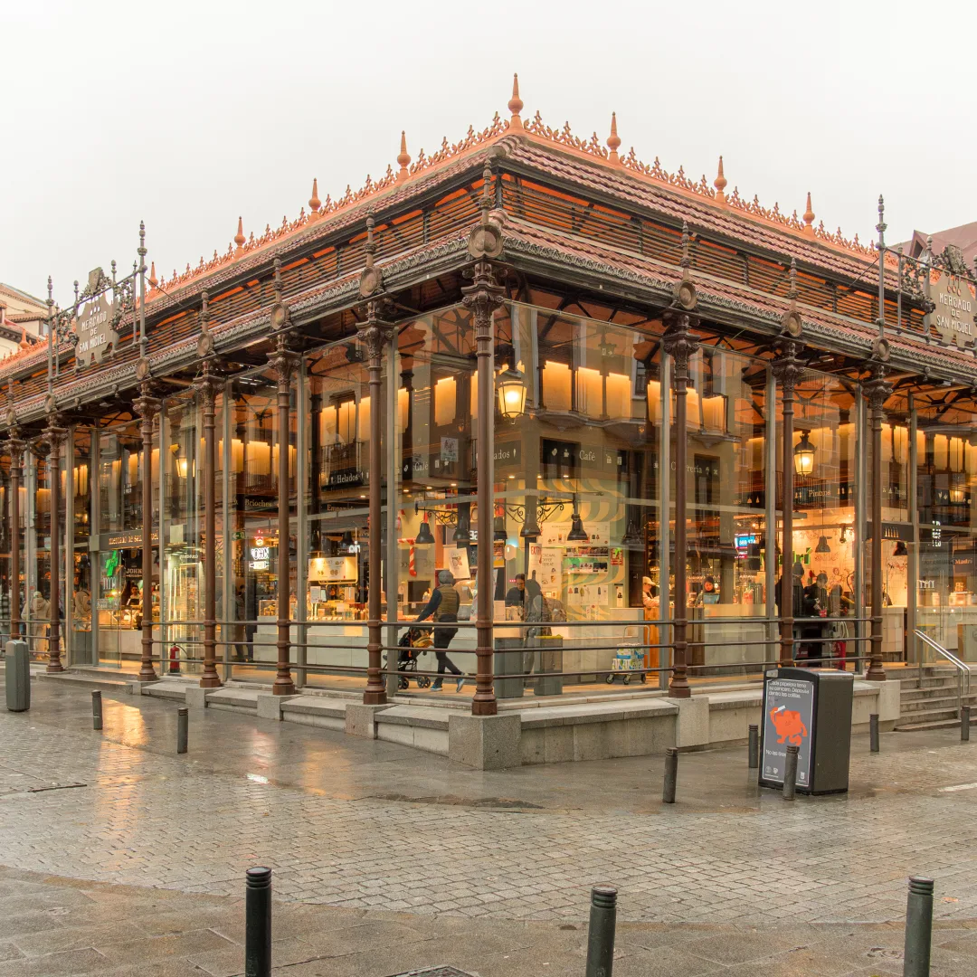 The Mercado de San Miguel in Madrid